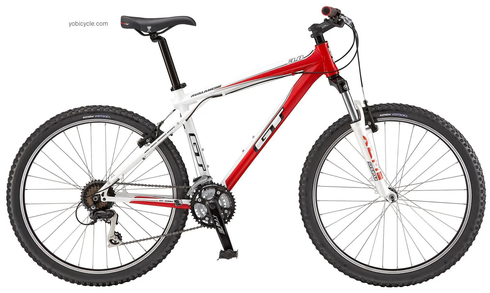 GT Avalanche 3.0 2010 comparison online with competitors