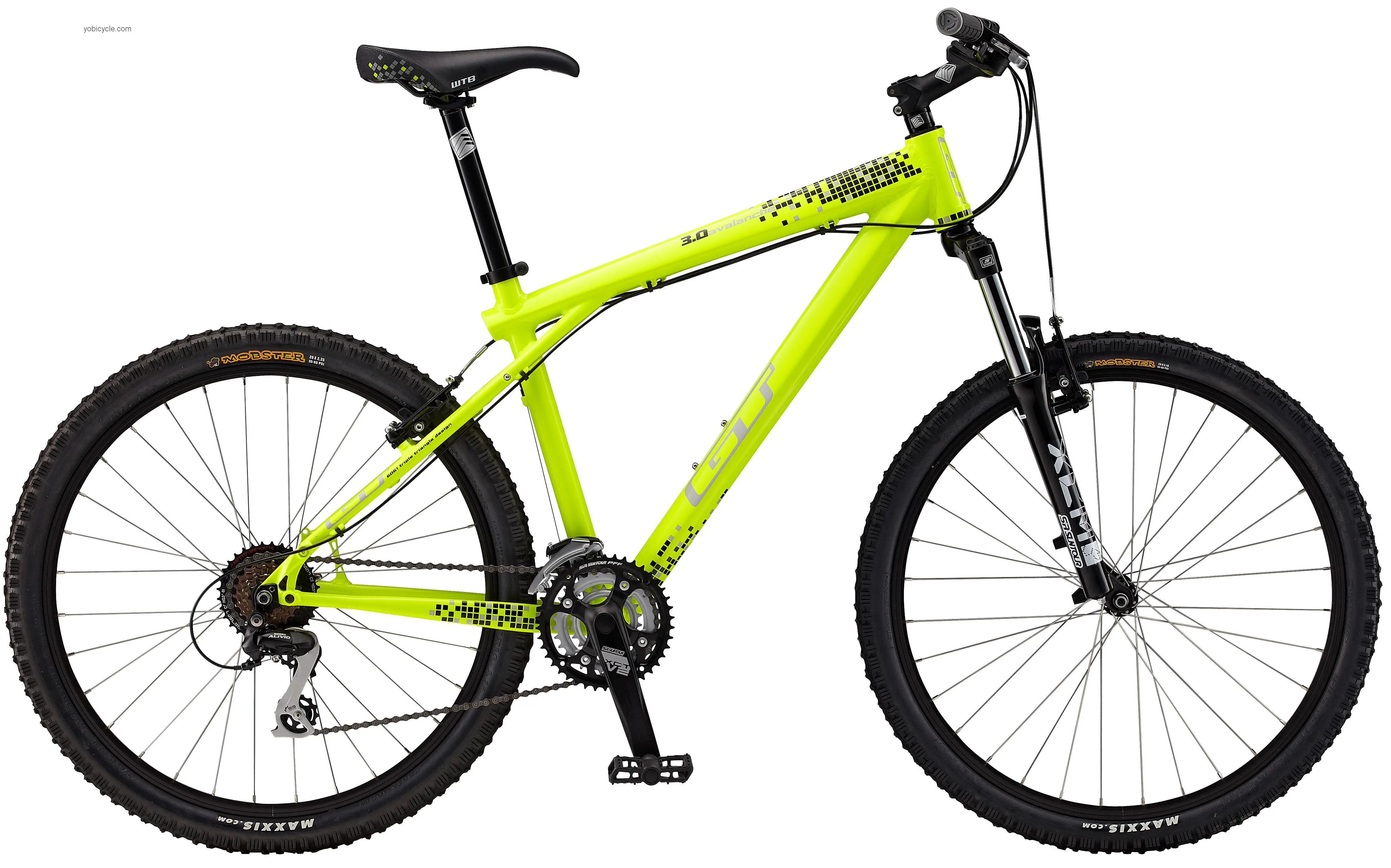 GT Avalanche 3.0 2011 comparison online with competitors