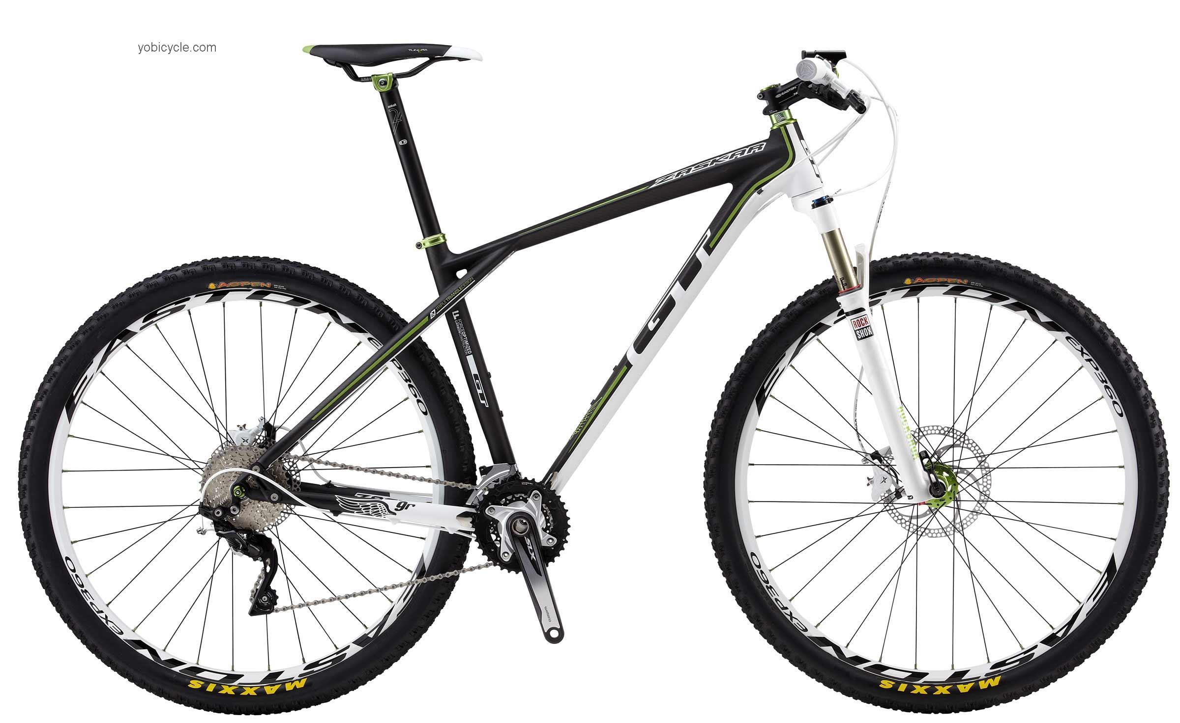 GT Bicycles Zaskar Carbon 9R Expert 2013 comparison online with competitors