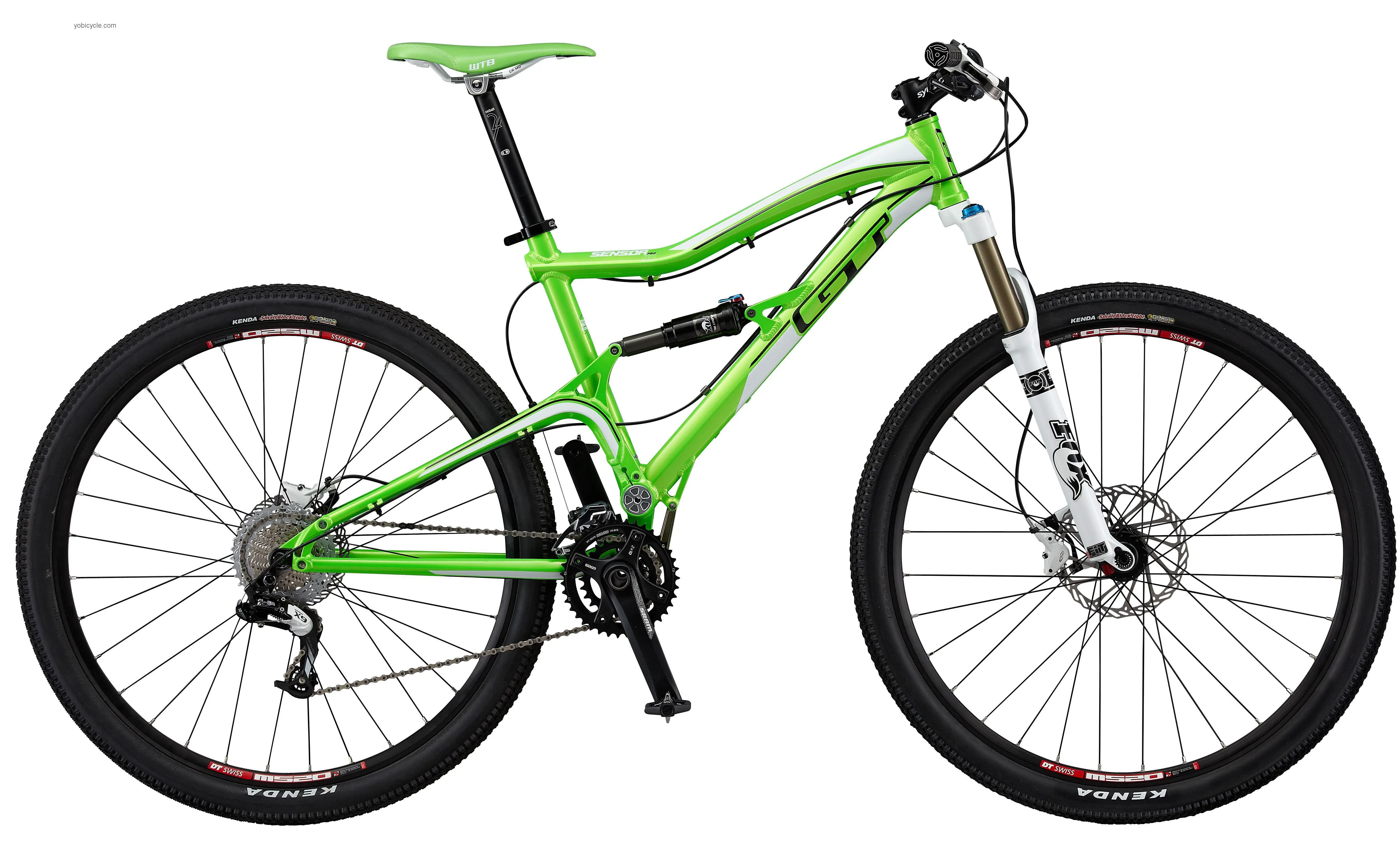 GT Sensor 29er Pro competitors and comparison tool online specs and performance