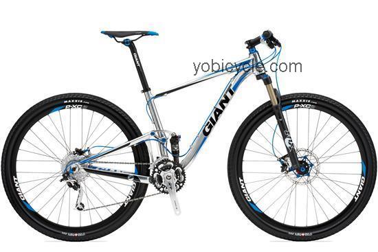 Giant Anthem X 29er 1 2011 comparison online with competitors