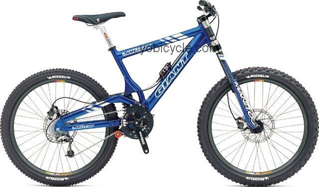 Giant DH Team 2004 comparison online with competitors