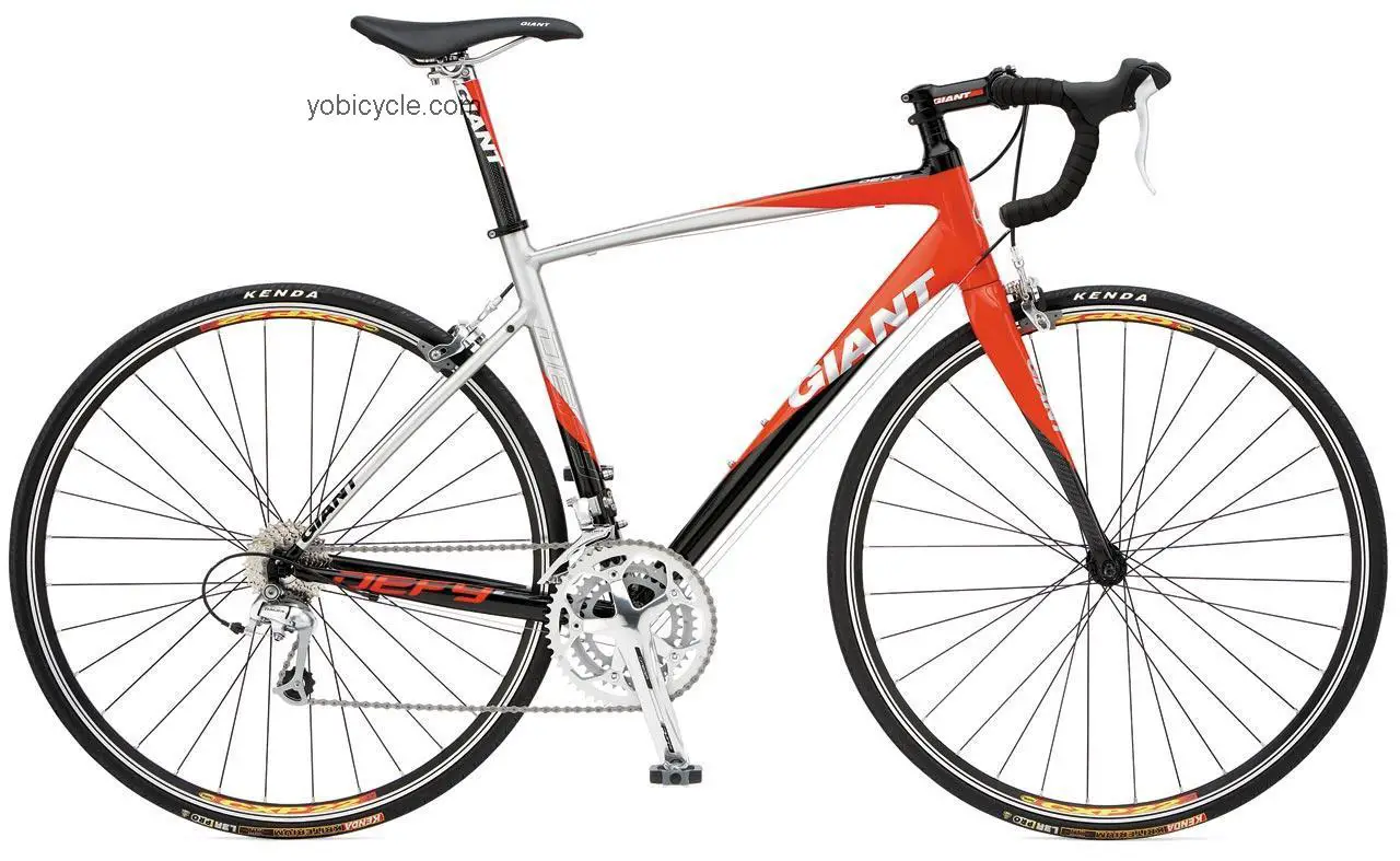 Giant Defy 2 2009 comparison online with competitors