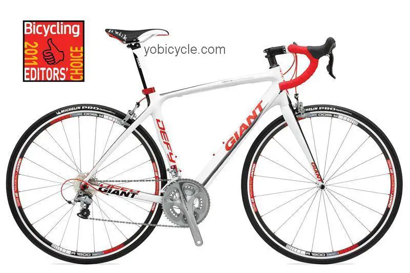 Giant Defy Advanced 1 2011 comparison online with competitors