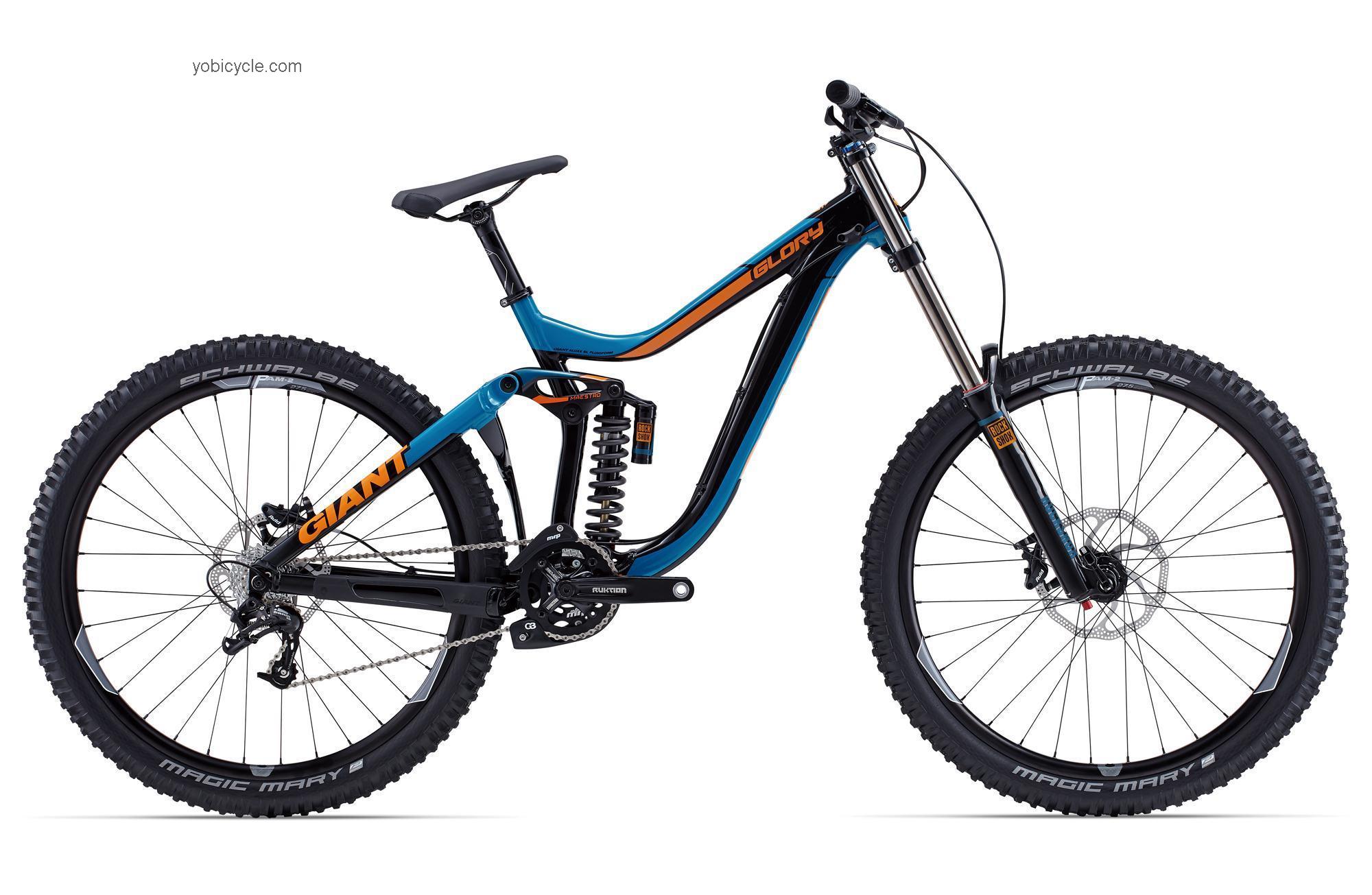 Giant  Glory 27.5 2 Technical data and specifications