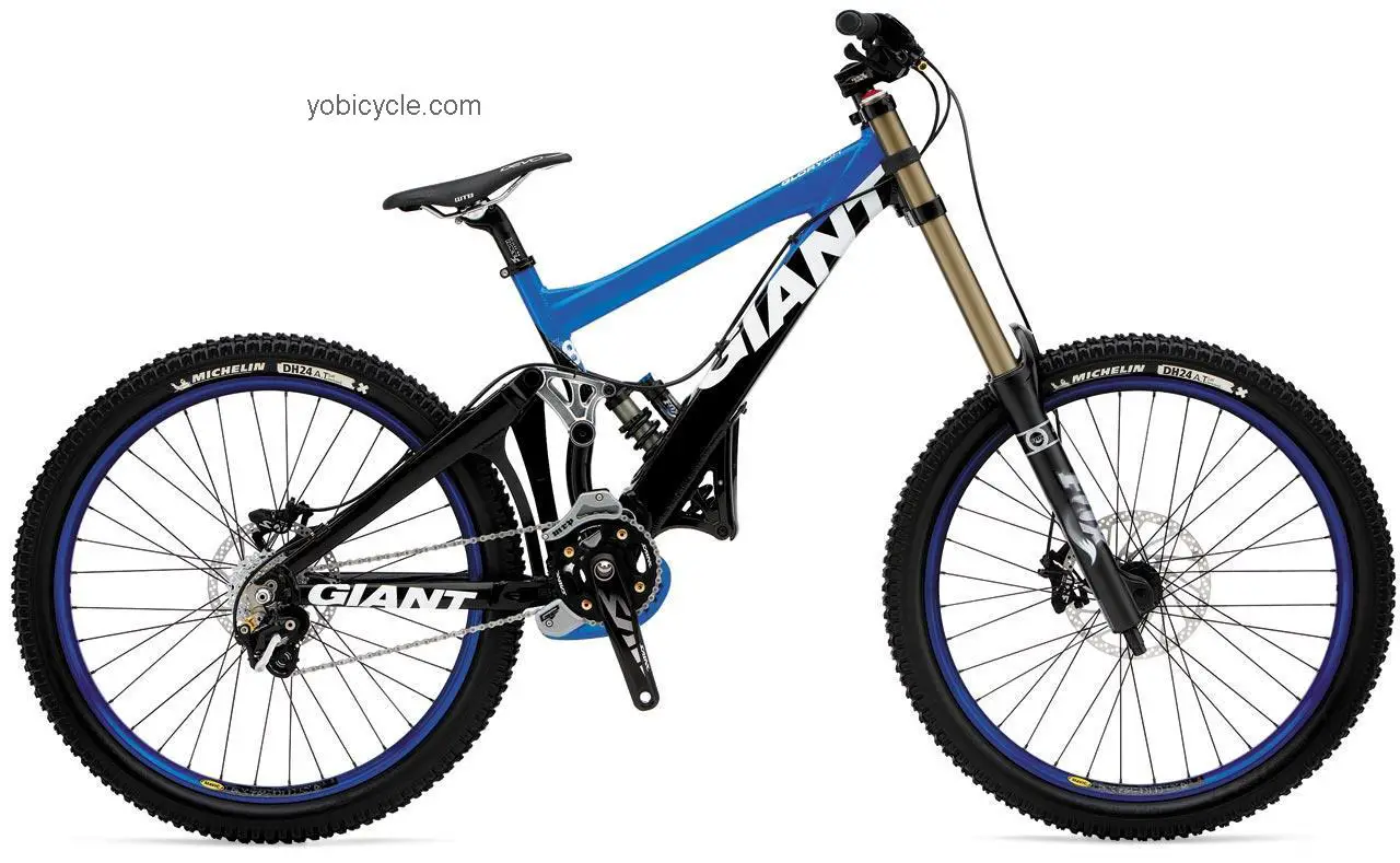 Giant Glory DH 2009 comparison online with competitors