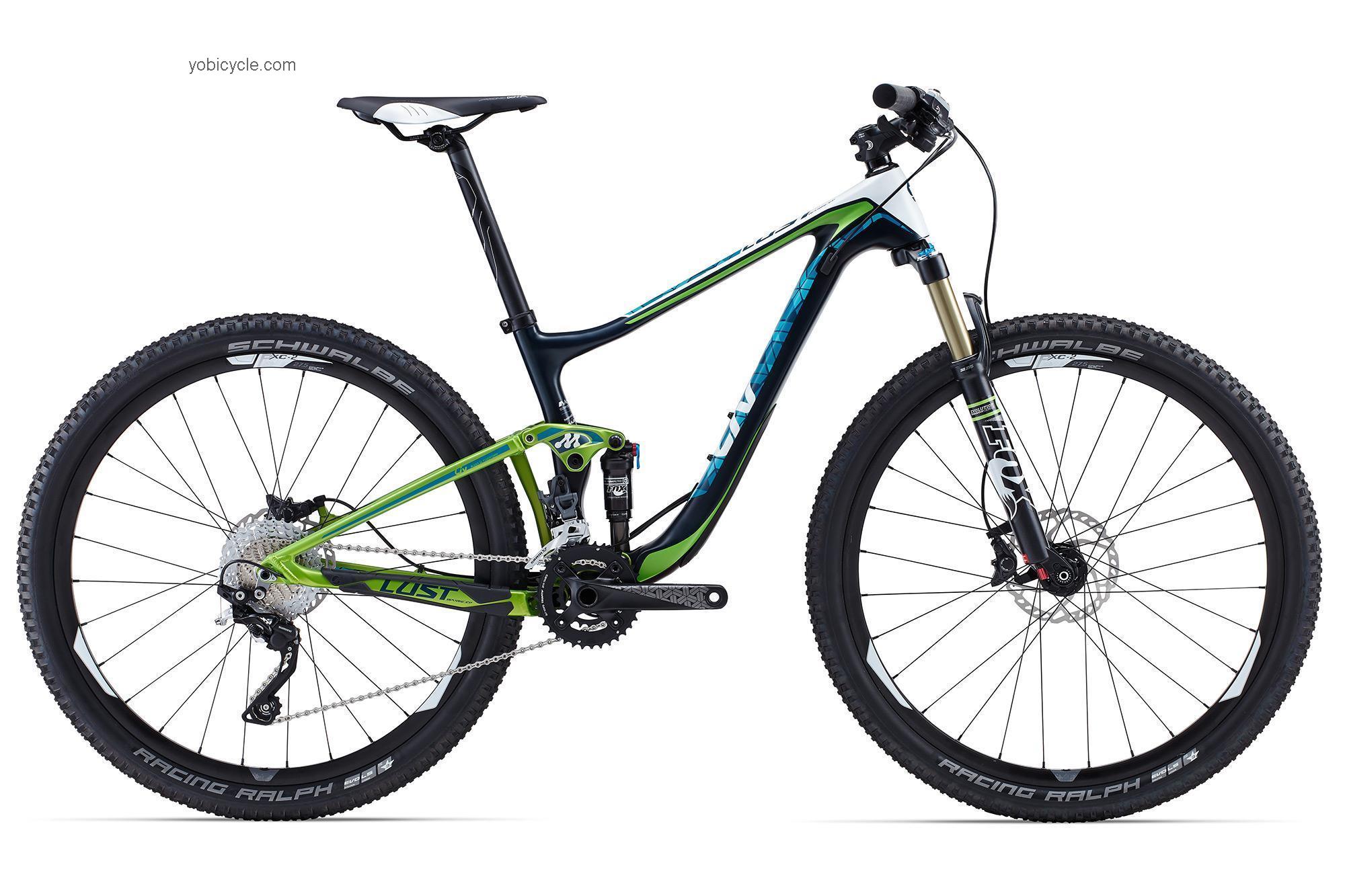 Giant Lust Advanced 2 2015 comparison online with competitors