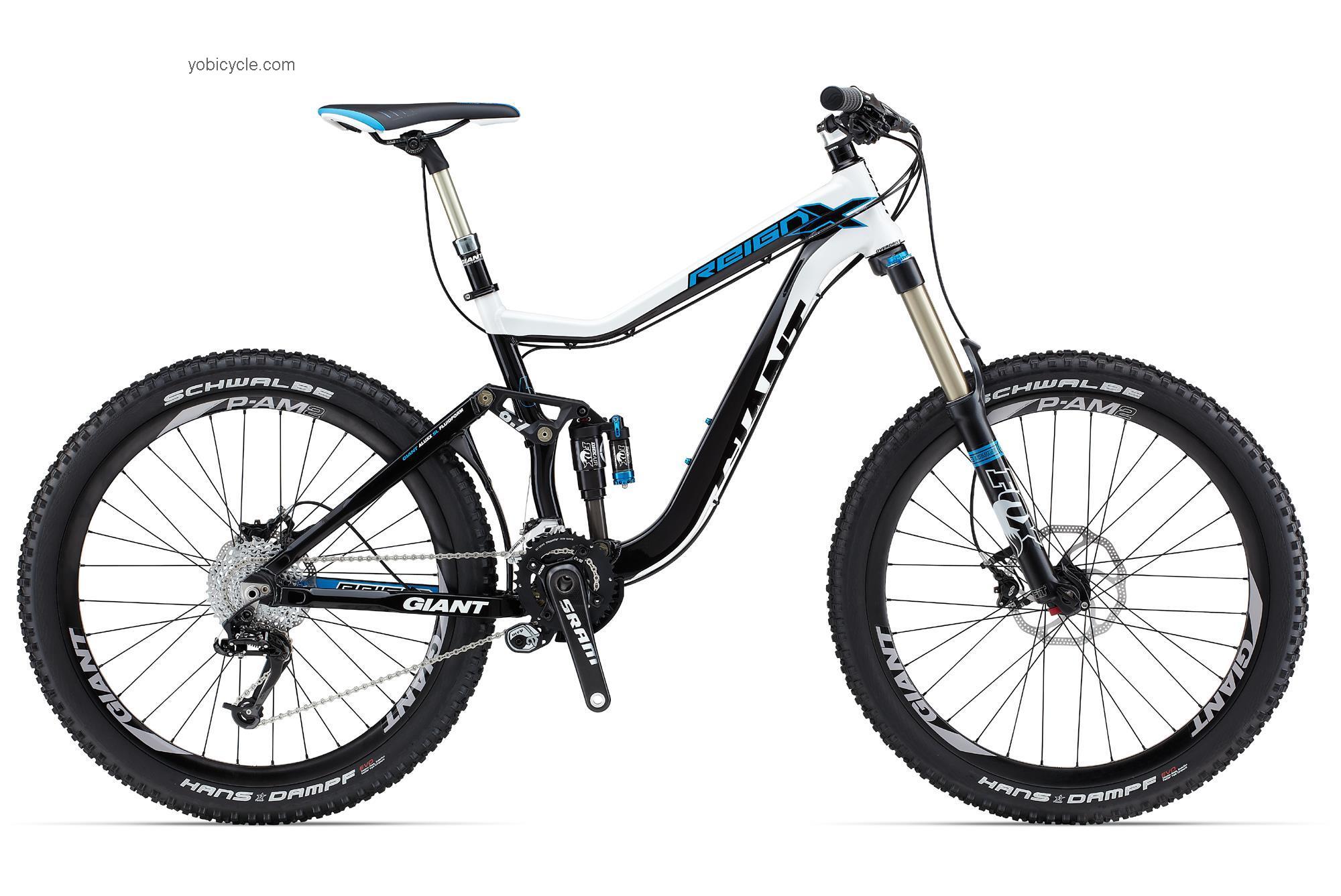 Giant Reign X0 2013 comparison online with competitors