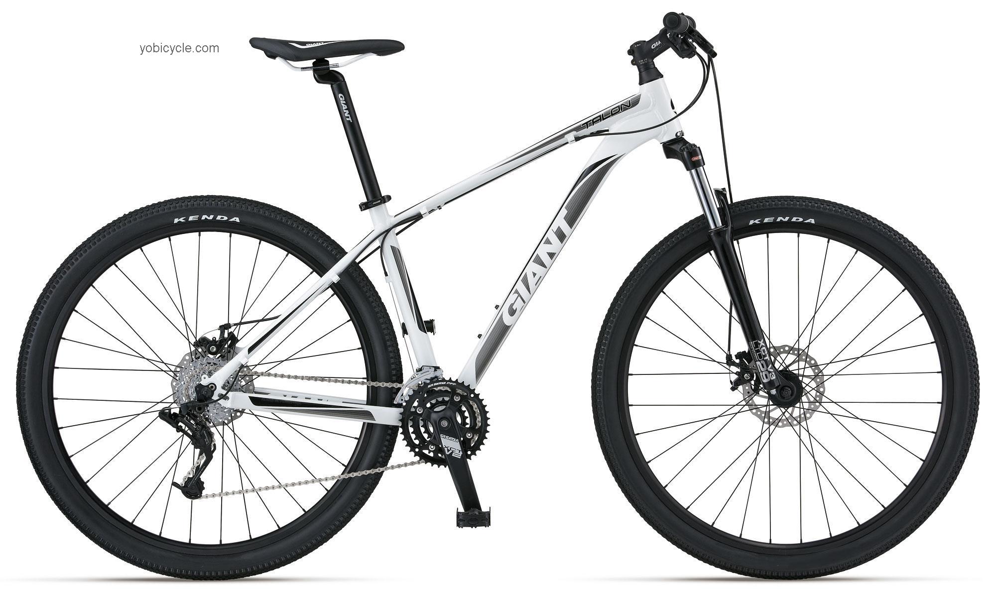 Giant  Talon 29er 2 Technical data and specifications