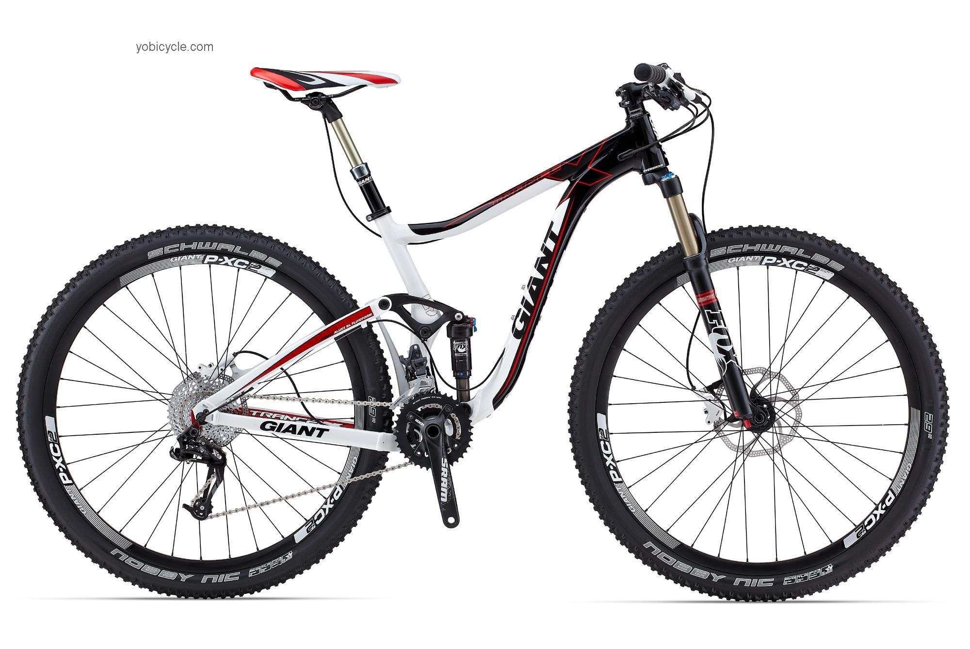 Giant  Trance X 29er 1 Technical data and specifications