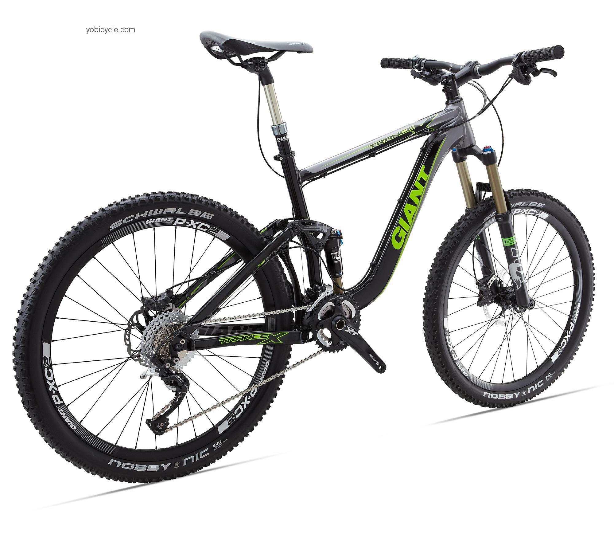 Giant  Trance X1 Technical data and specifications