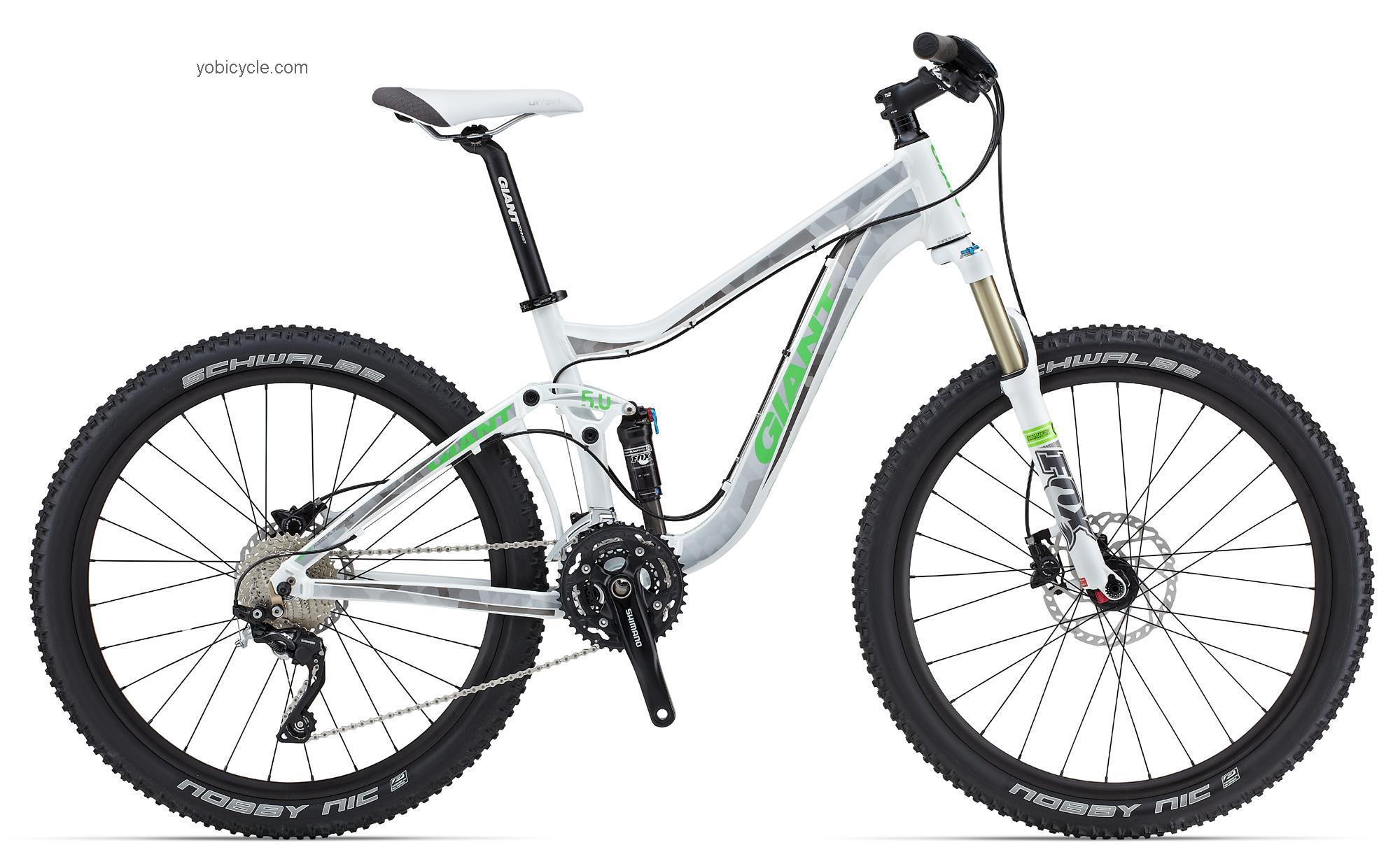 Giant  Trance X2 W Technical data and specifications