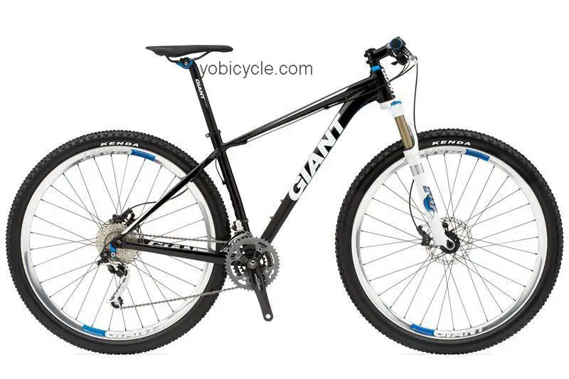 Giant XTC 29er 1 2010 comparison online with competitors