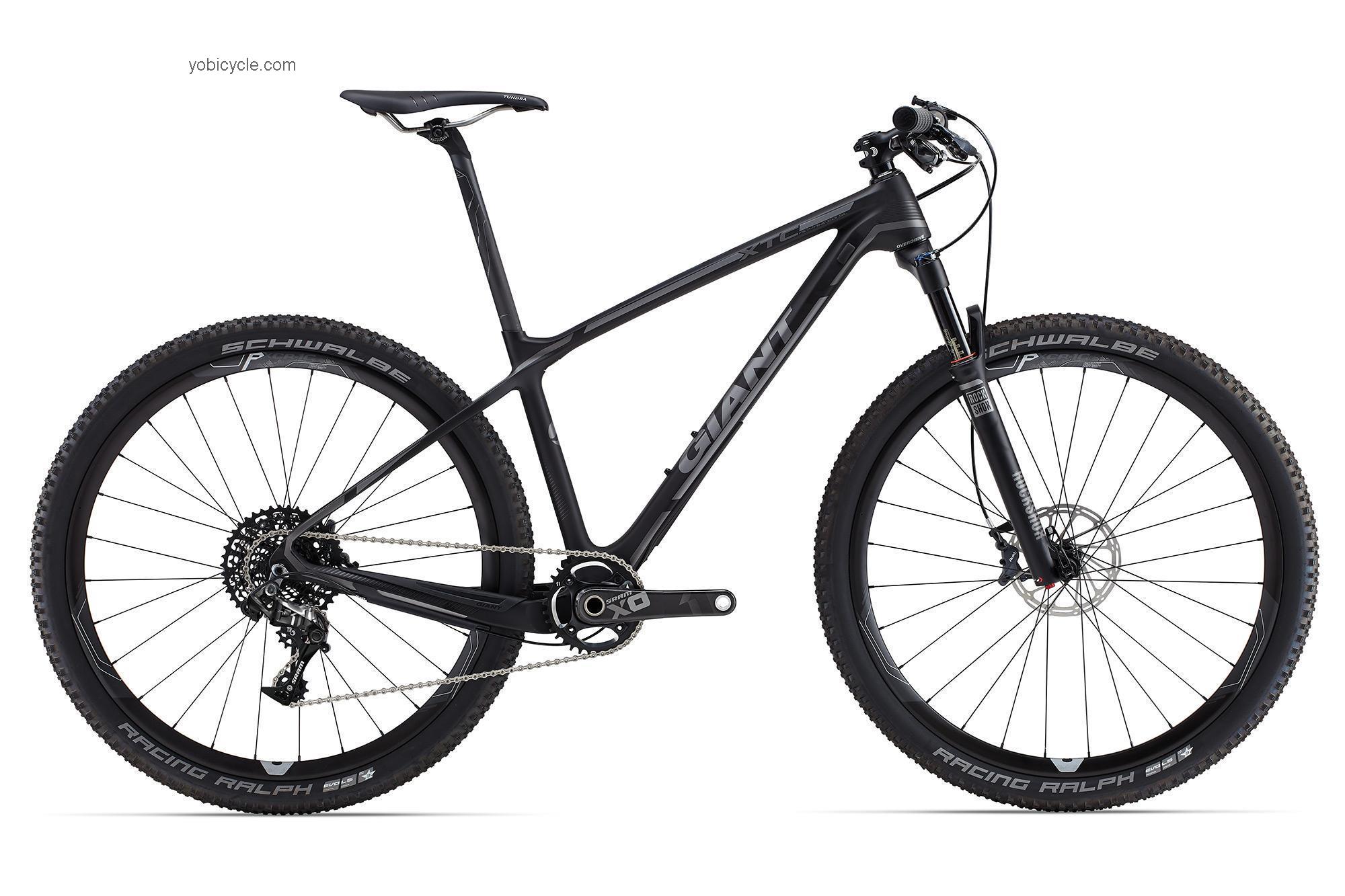 Giant XTC Advanced SL 27.5 1 competitors and comparison tool online specs and performance