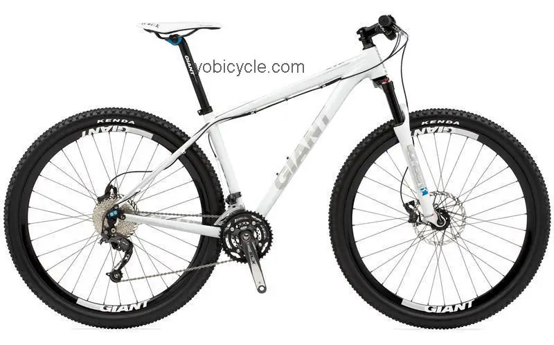 Giant  XTC Alliance 29er 2 Technical data and specifications