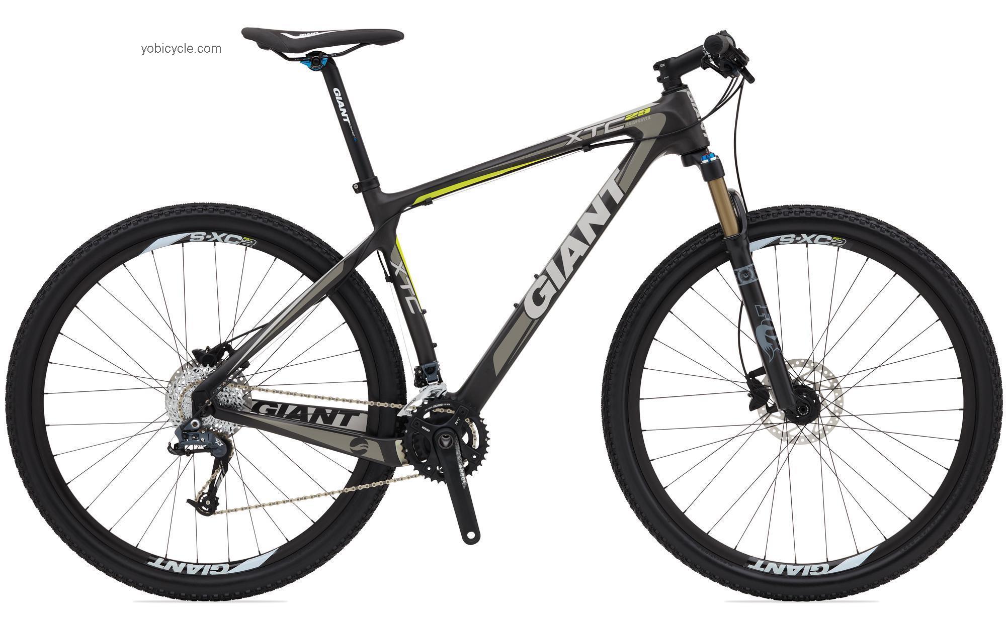 Giant  XTC Composite 29er 1 Technical data and specifications