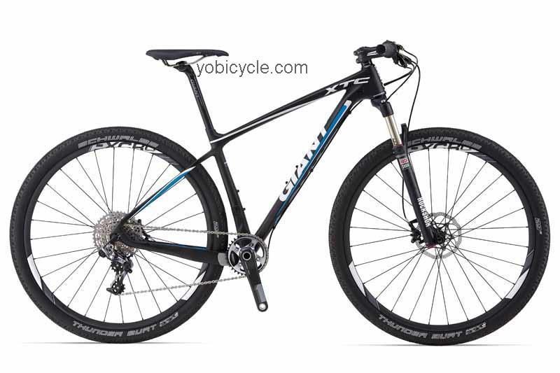 Giant  XtC Advanced SL 29er 0 Technical data and specifications