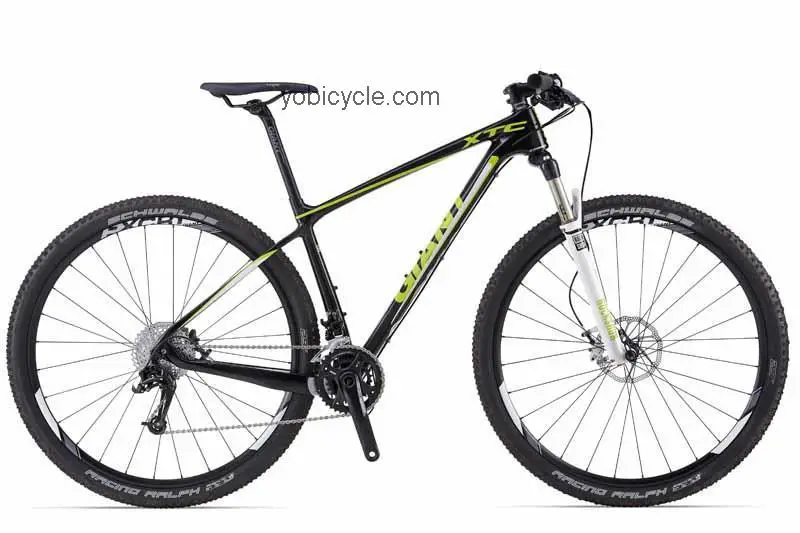 Giant XtC Advanced SL 29er 1 competitors and comparison tool online specs and performance