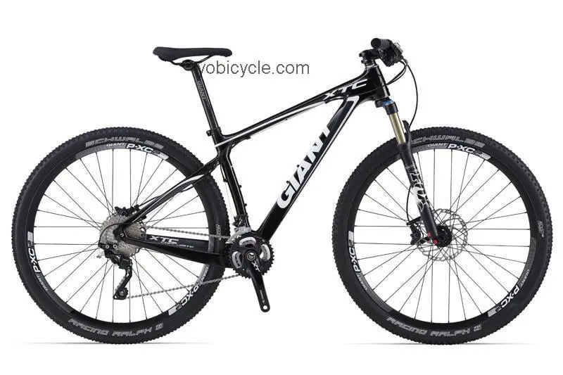 Giant XtC Composite 29er 1 competitors and comparison tool online specs and performance