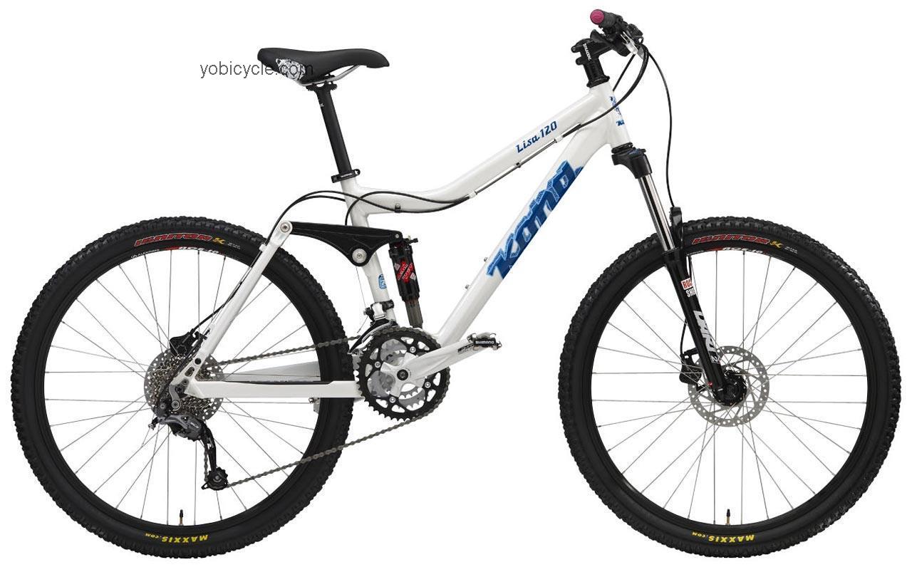 Kona Lisa 120 2009 comparison online with competitors