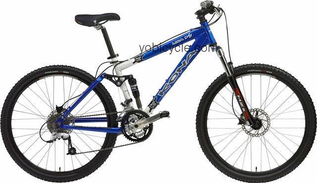 Kona  Lisa XC Dual Suspension Technical data and specifications
