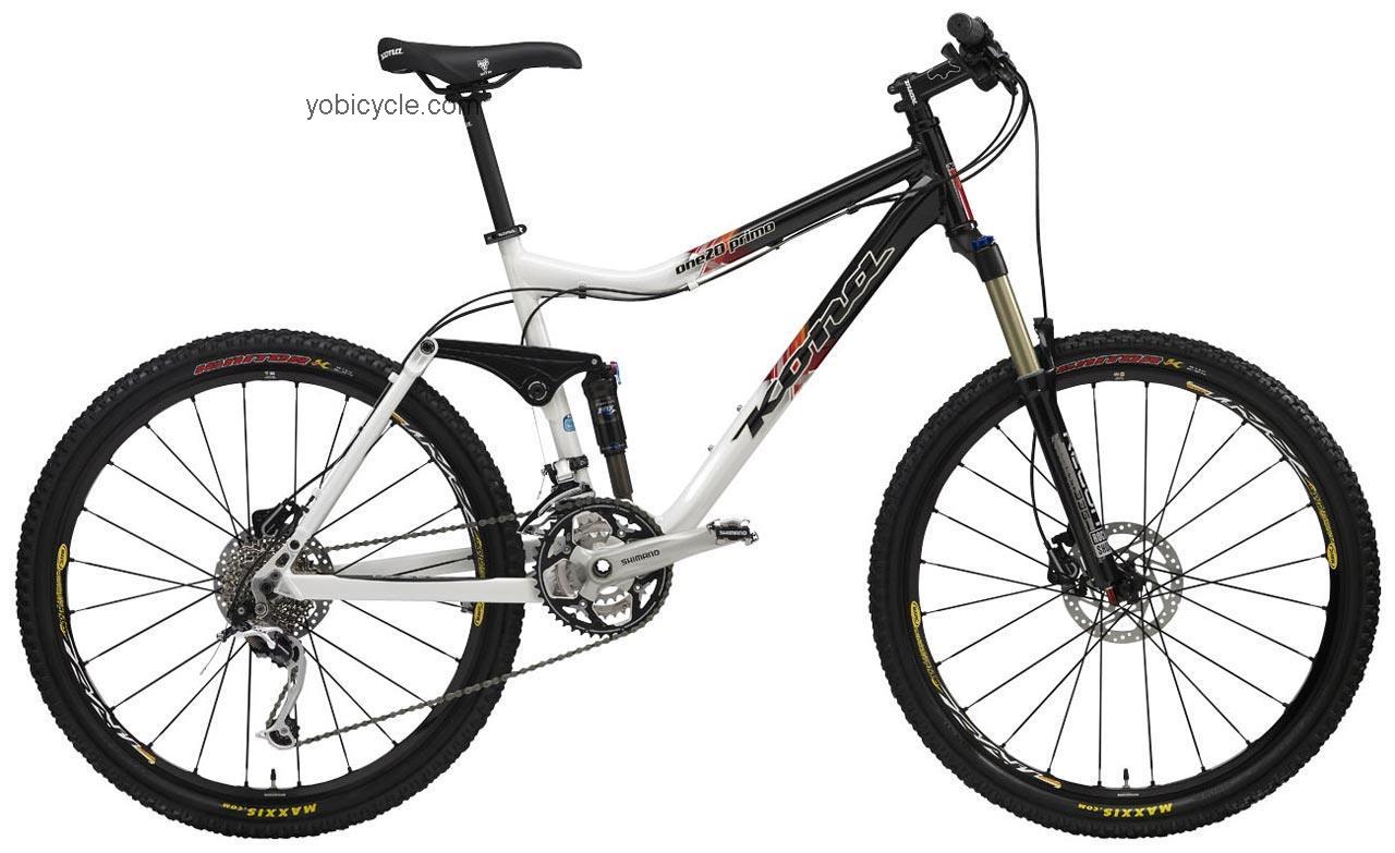 Kona One20 Primo 2009 comparison online with competitors