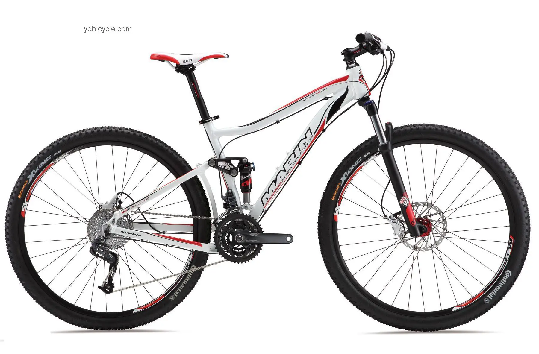 Marin Rift Zone 29er XC6 2012 comparison online with competitors