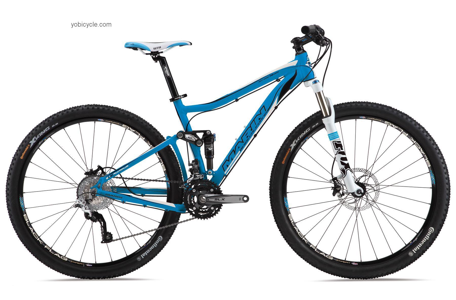 Marin  Rift Zone 29er XC7 Technical data and specifications