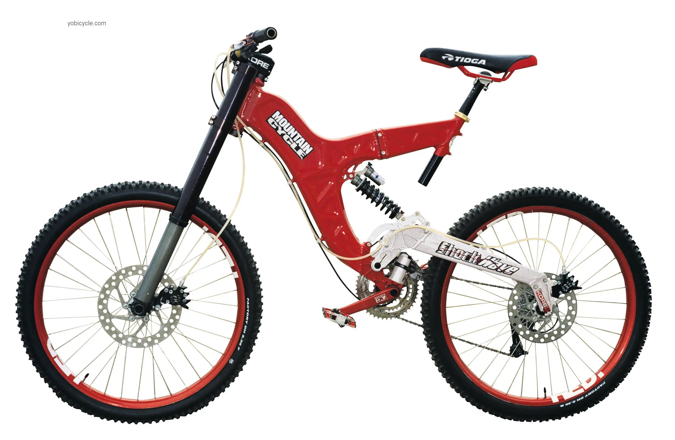 Mountain Cycle  Shockwave Technical data and specifications