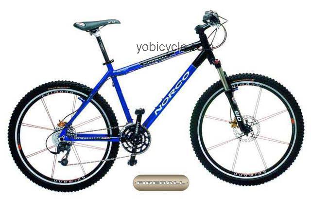 Norco Fireball 2001 comparison online with competitors