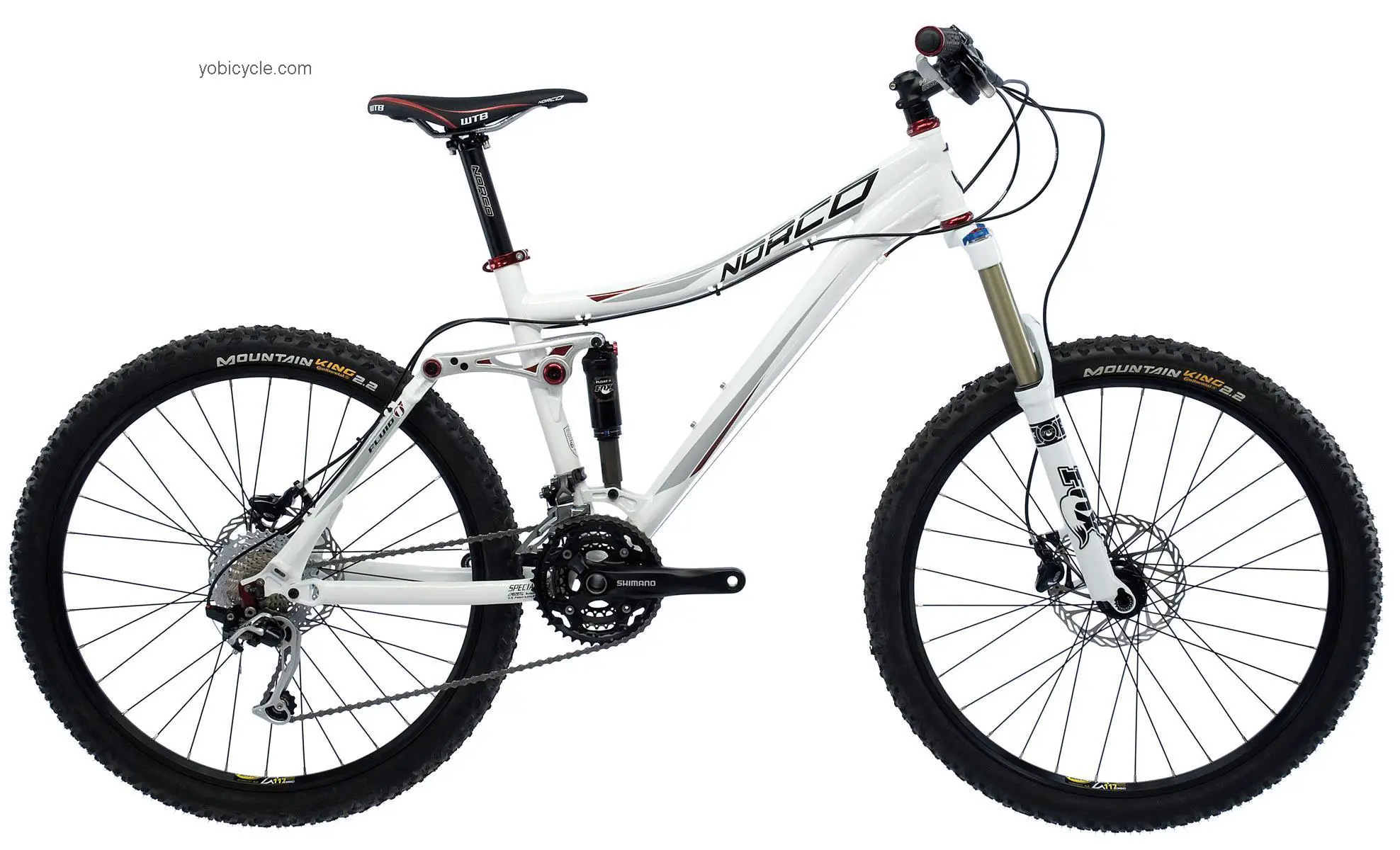 Norco  Fluid 1 Technical data and specifications