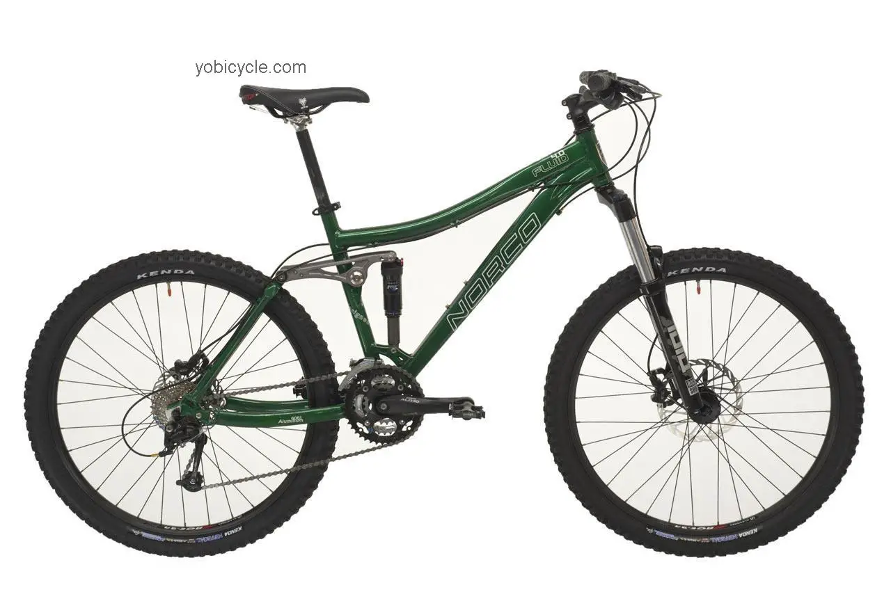 Norco Fluid Four competitors and comparison tool online specs and performance