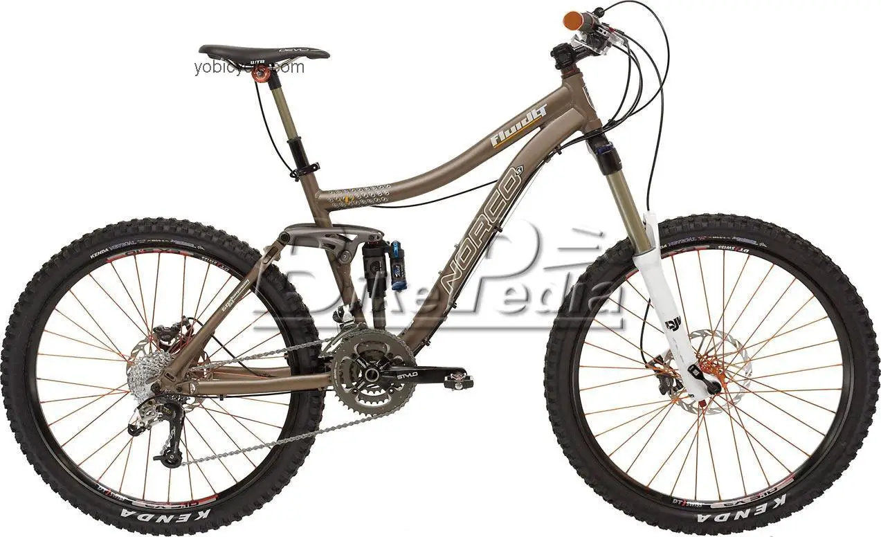 Norco  Fluid LT 1 Technical data and specifications