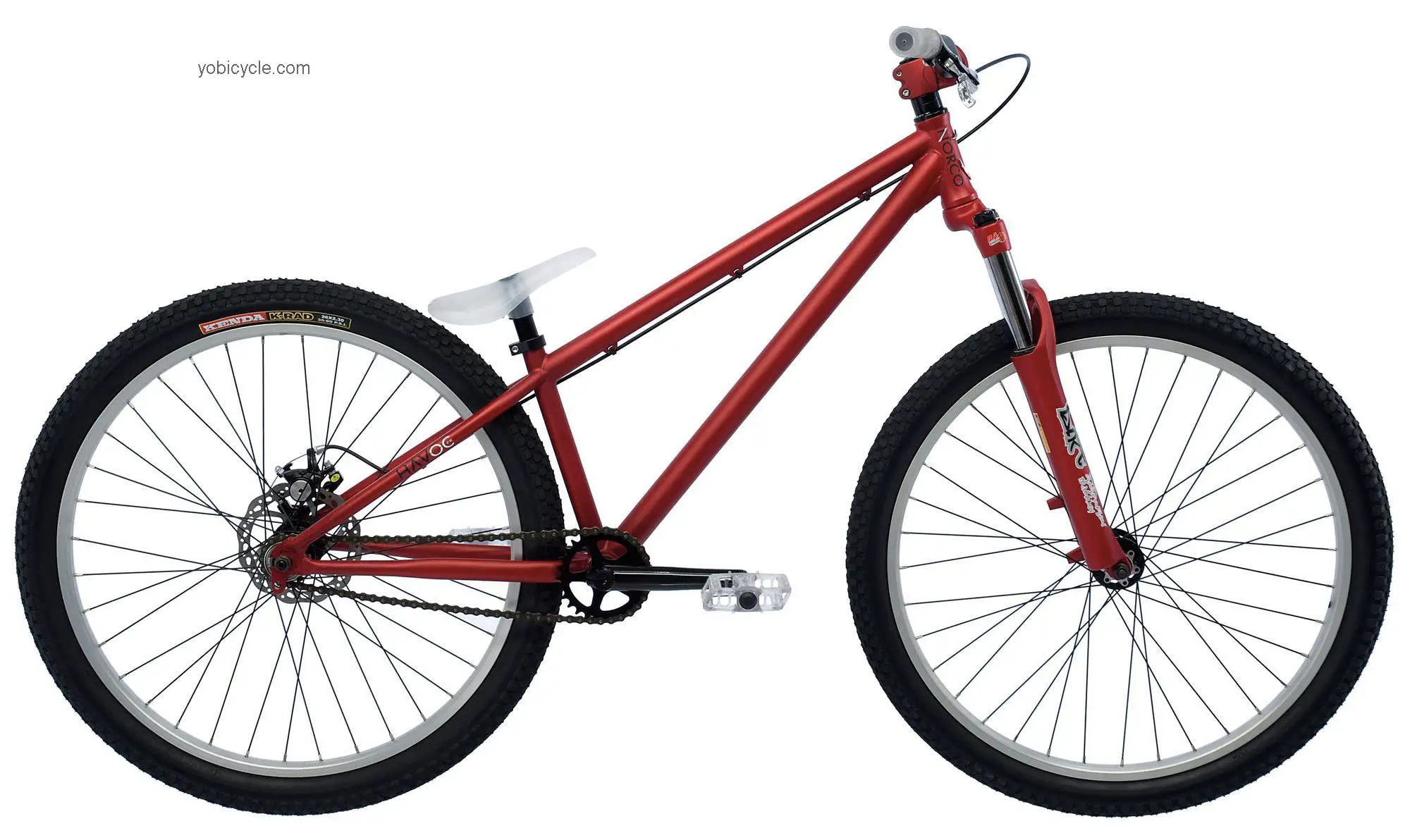Norco  HAVOC26 Technical data and specifications