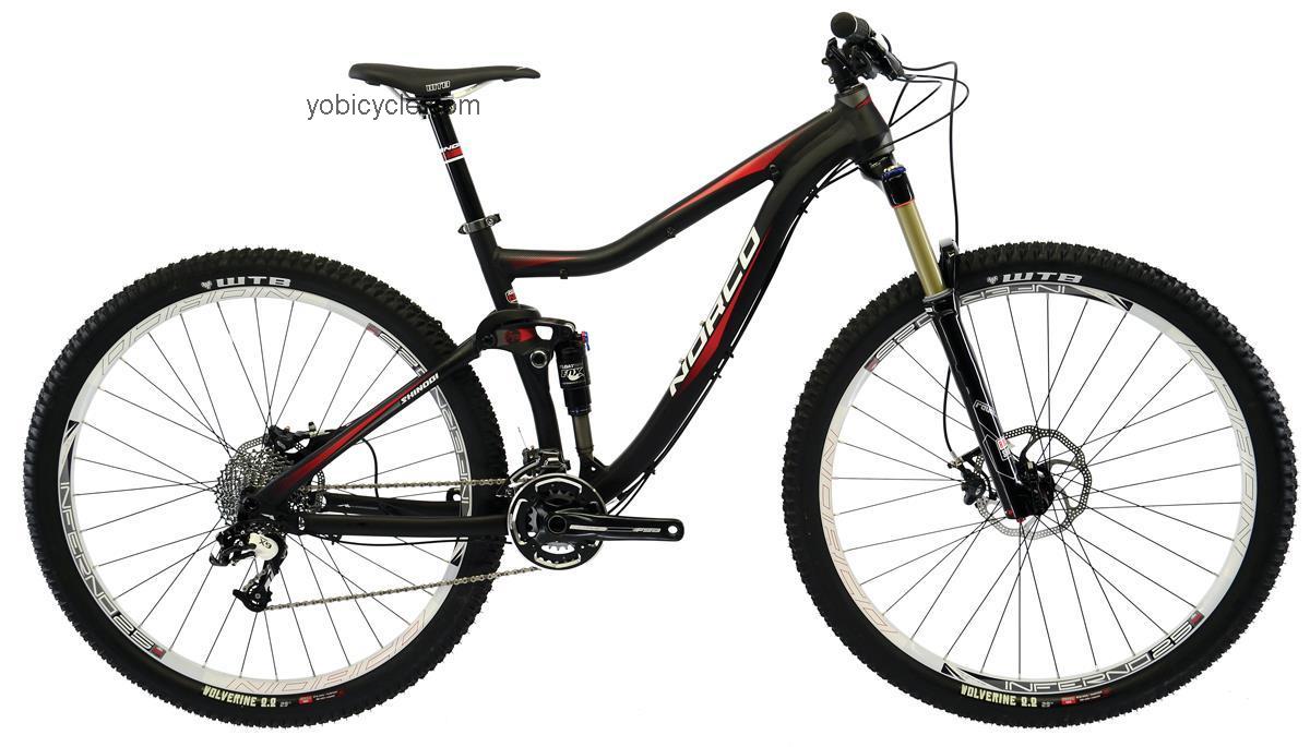 Norco Shinobi 2 2012 comparison online with competitors