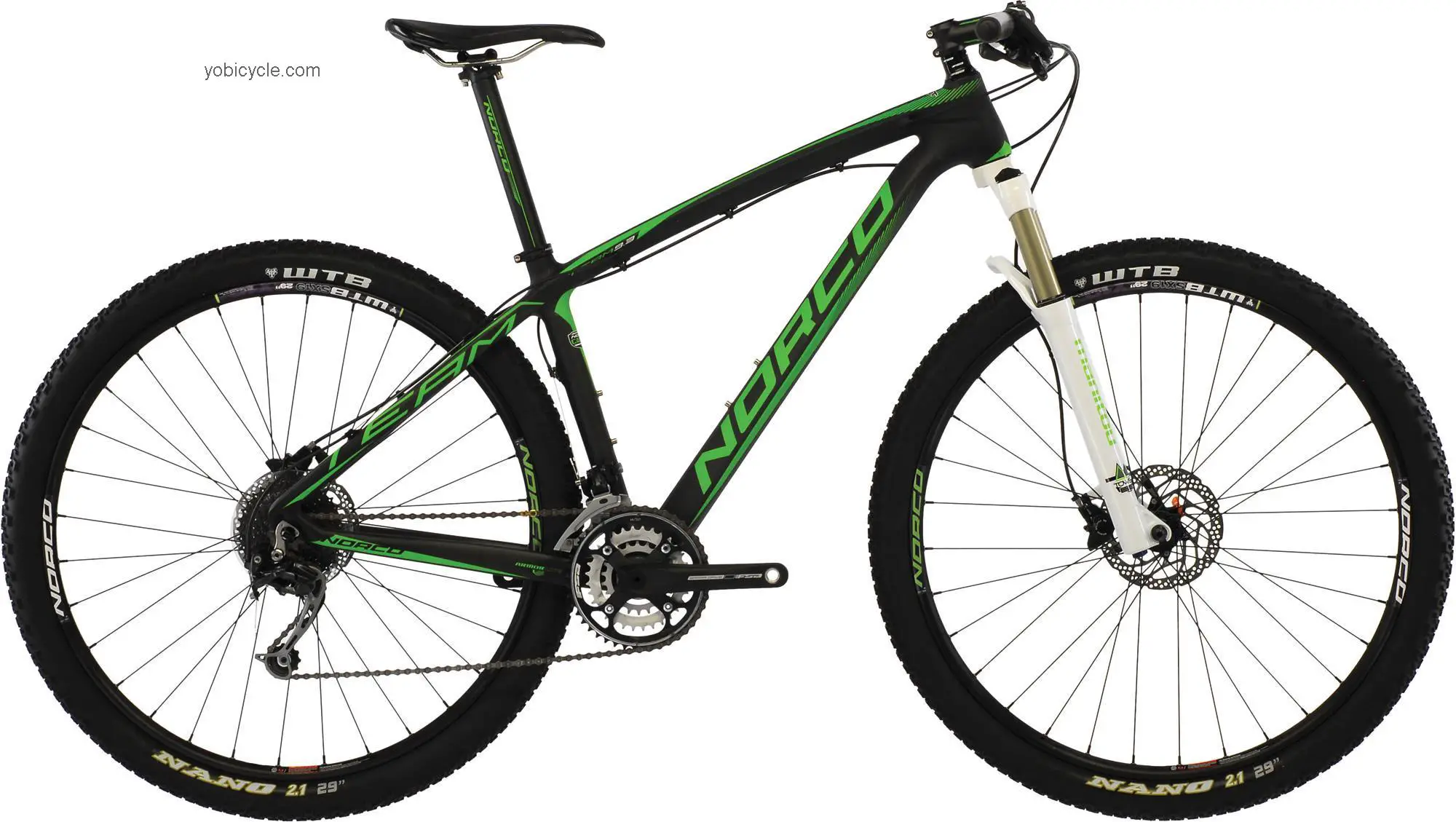 Norco Team 9.3 competitors and comparison tool online specs and performance