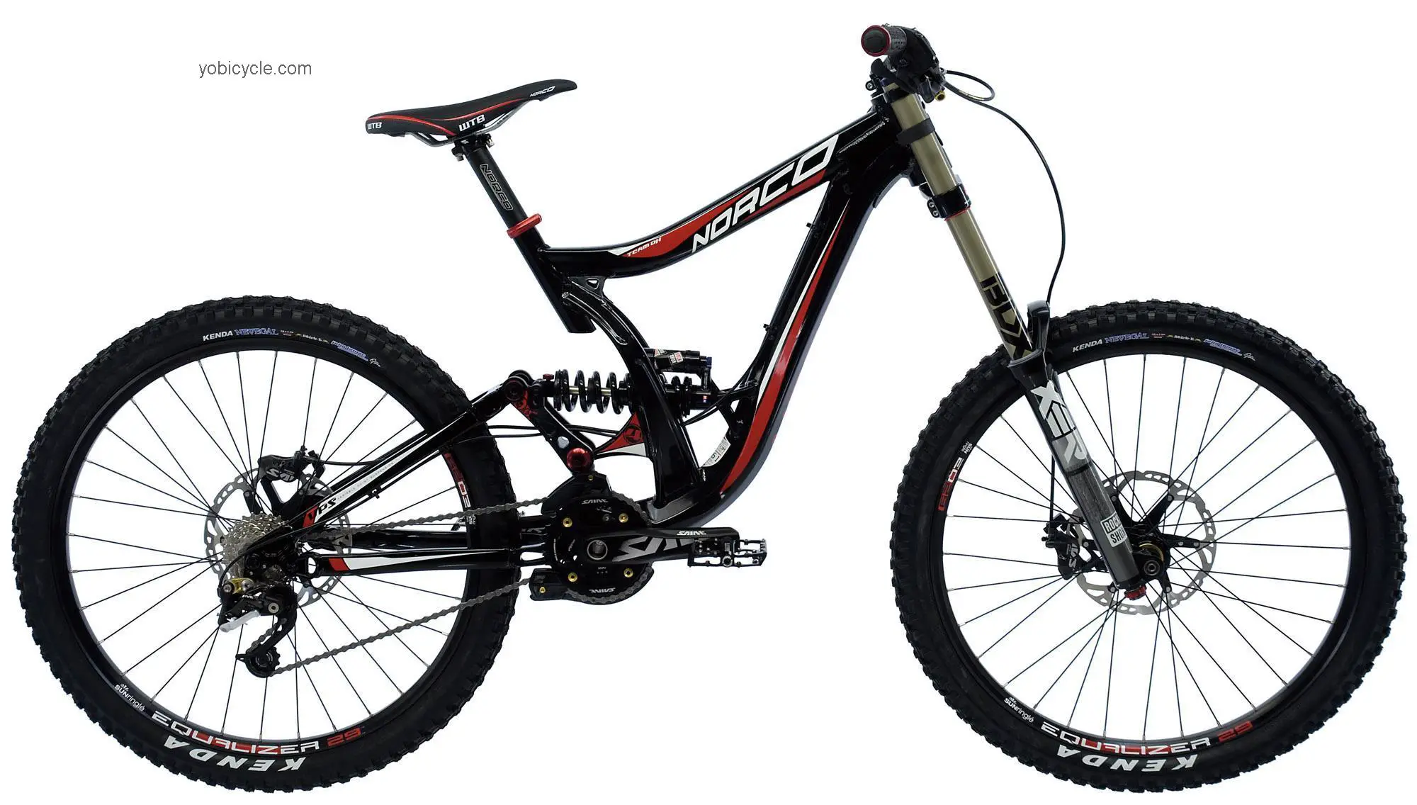 Norco Team DH competitors and comparison tool online specs and performance