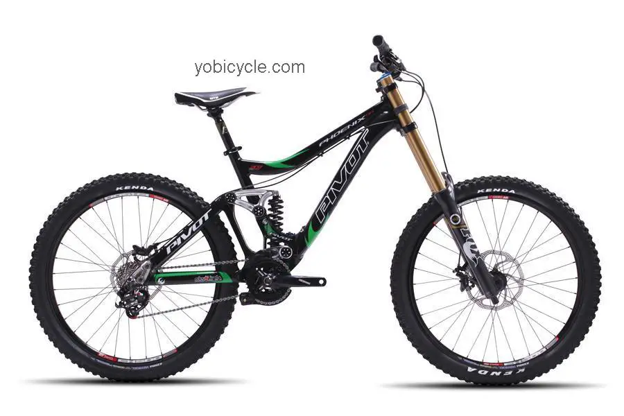 Pivot  Phoenix DH Technical data and specifications
