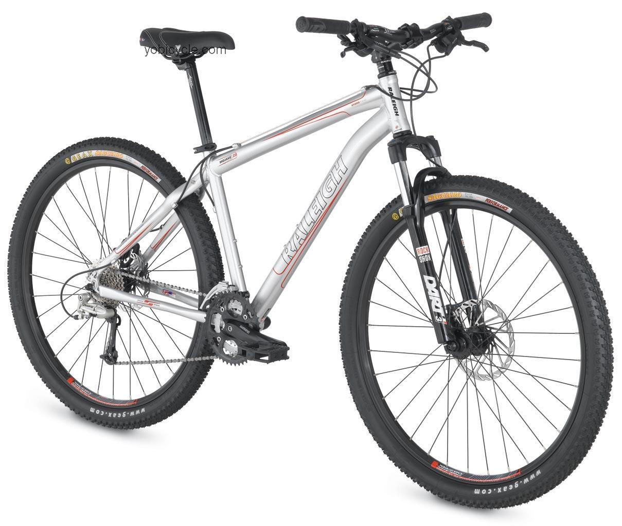 Raleigh Mojave 29 2009 comparison online with competitors
