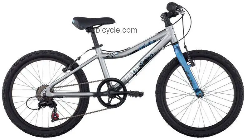 Raleigh  ROWDY Technical data and specifications
