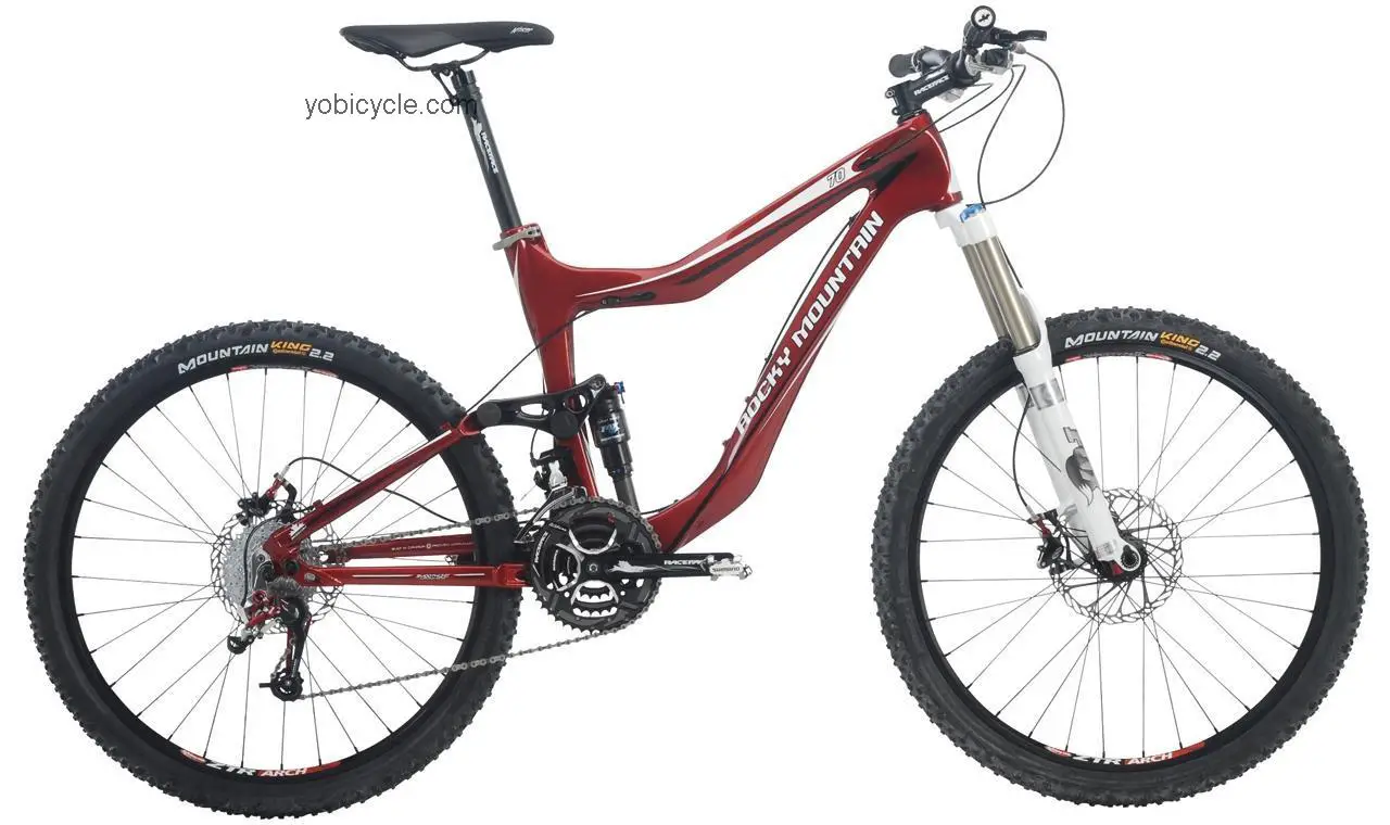 Rocky Mountain  Altitude 70 RSL Technical data and specifications