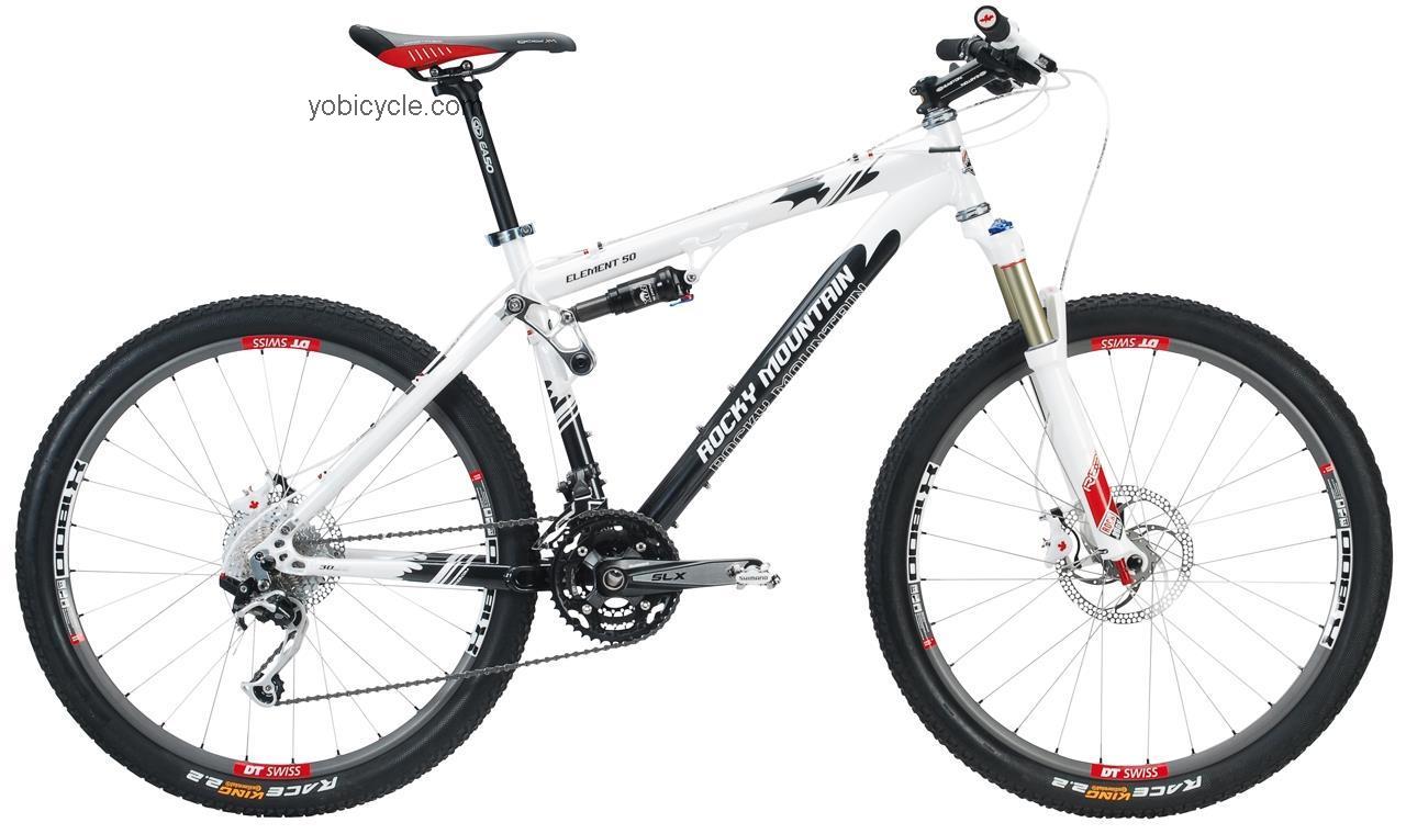 Rocky Mountain Element 50 2011 comparison online with competitors