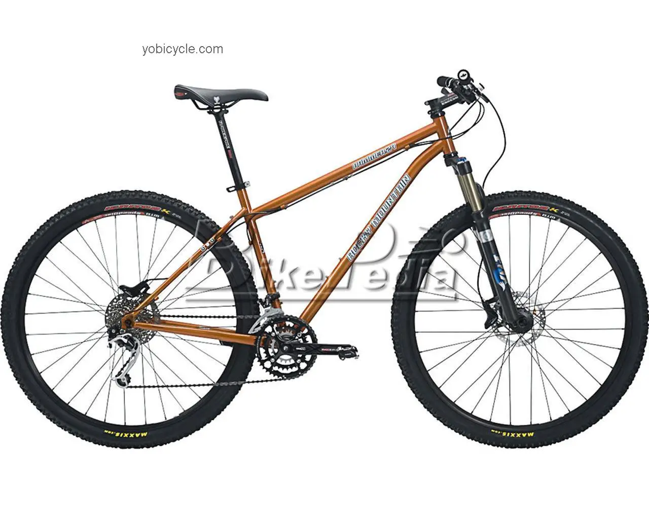 Rocky Mountain Hammer 29 Geared 2009 comparison online with competitors