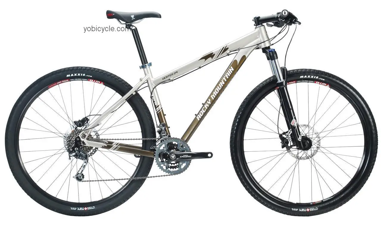 Rocky Mountain Vertex 29 2011 comparison online with competitors