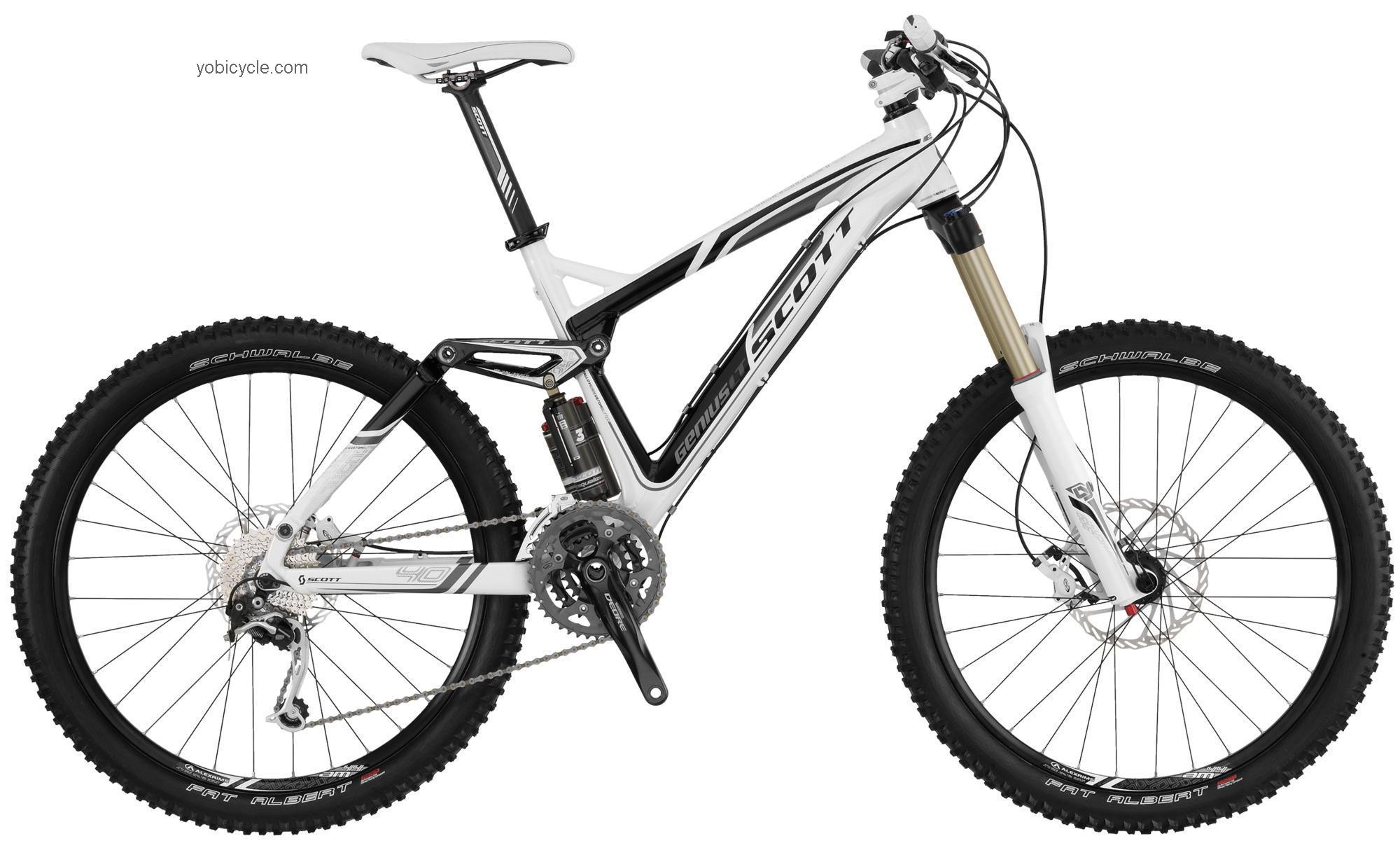 Scott Genius LT 40 competitors and comparison tool online specs and performance