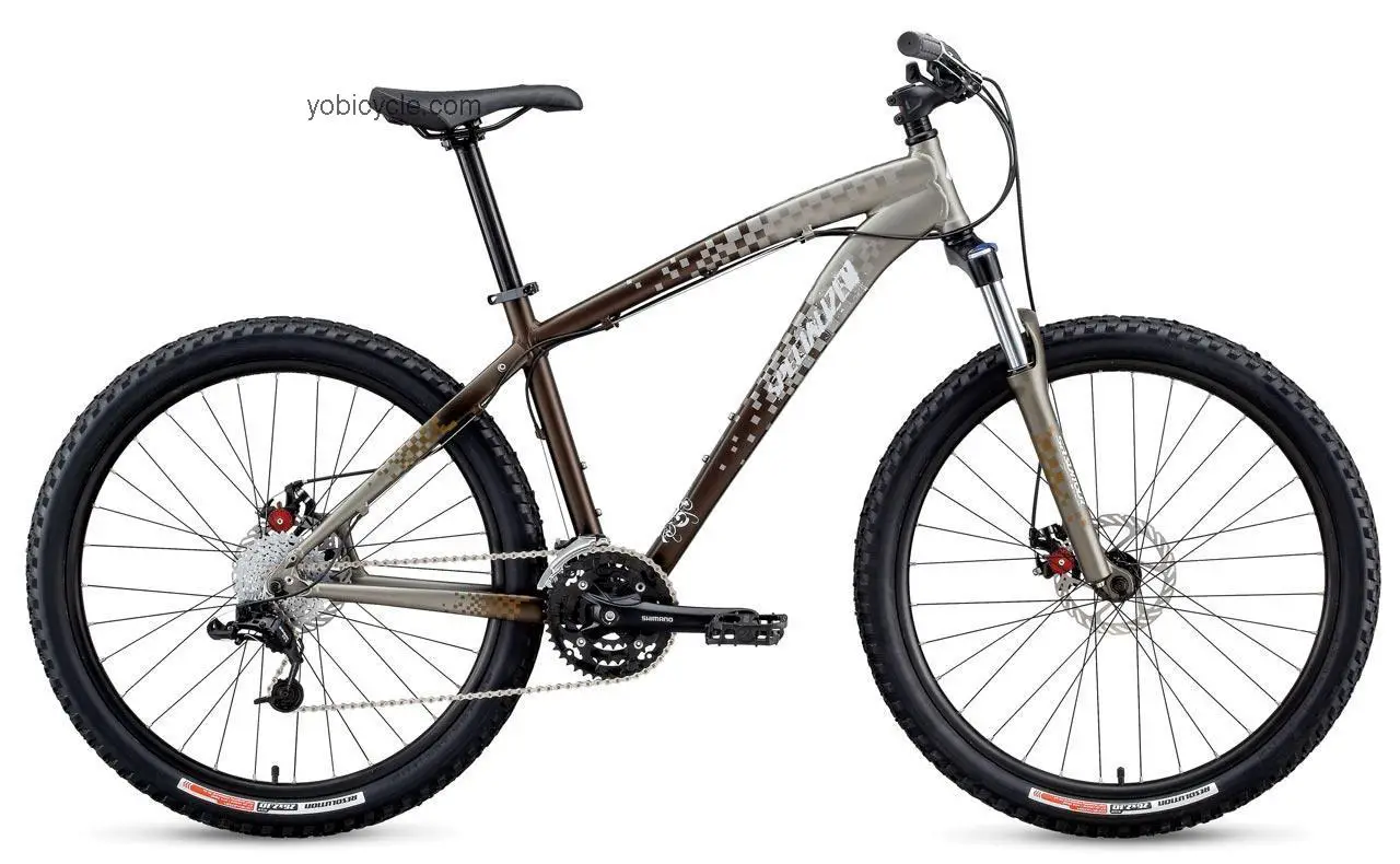 Specialized P.2 AM 2009 comparison online with competitors