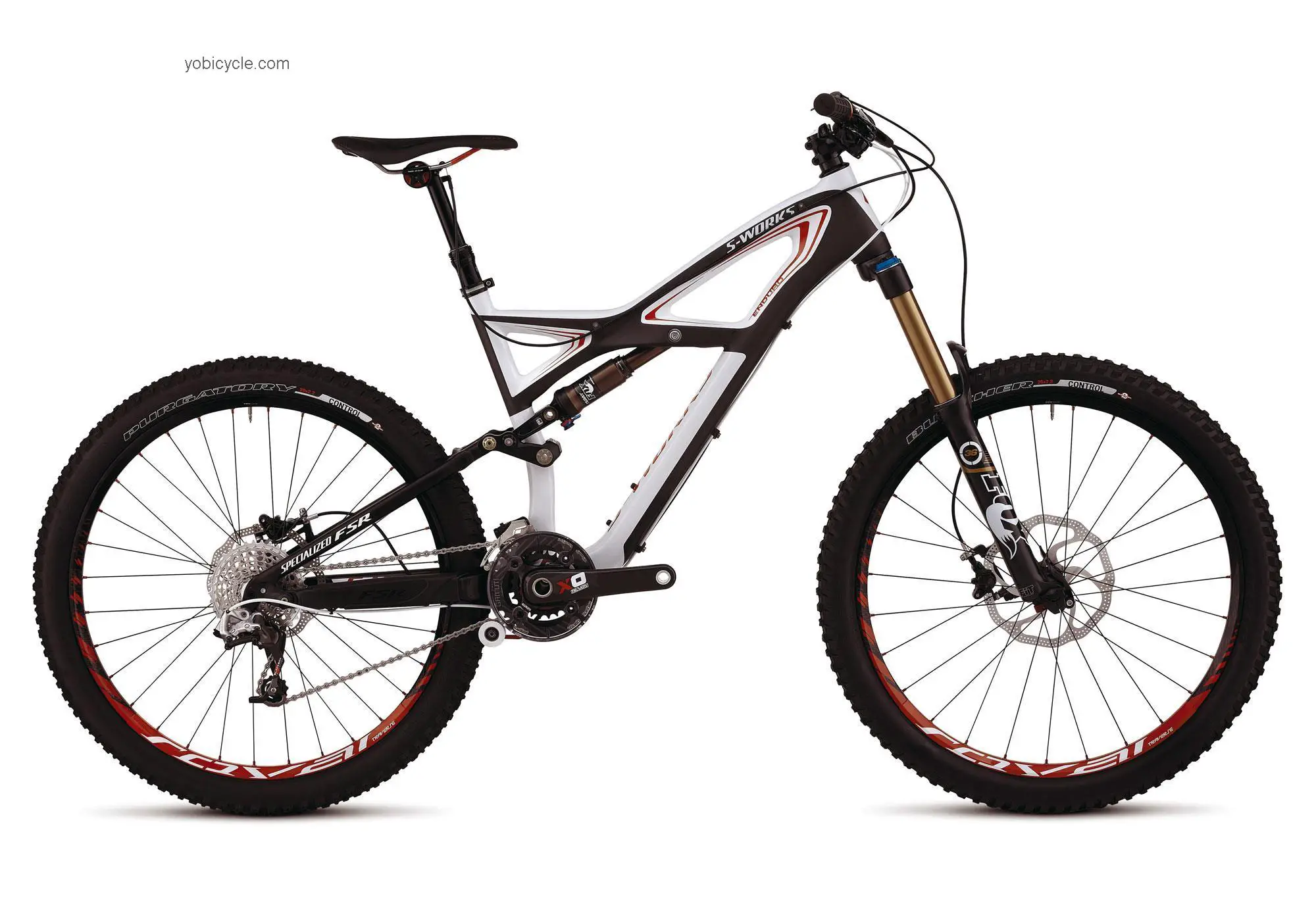 Specialized S-Works Enduro FSR Carbon 2012 comparison online with competitors
