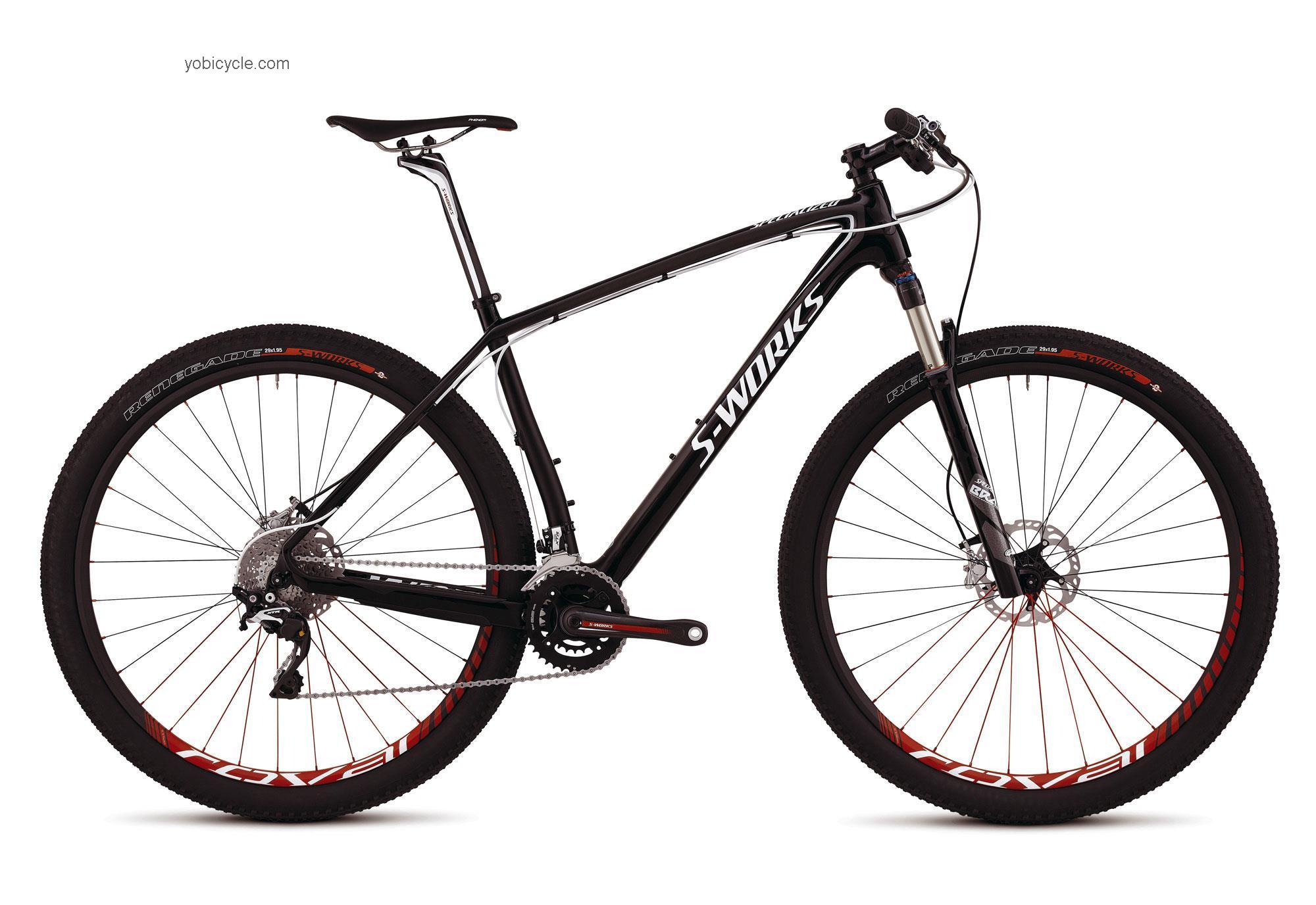 Specialized S-Works Stumpjumper HT Carbon 29 XTR 2012 comparison online with competitors