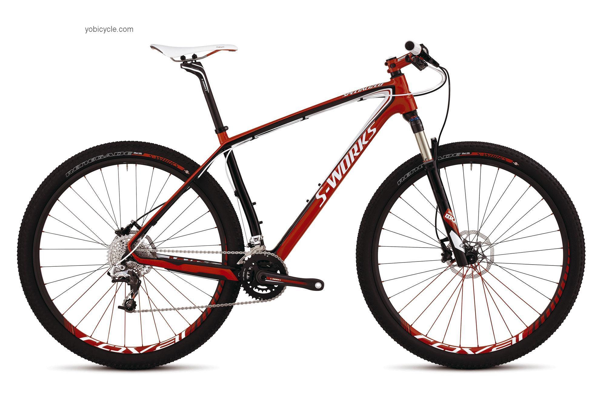 Specialized S-Works Stumpjumper HT Carbon 29 XX 2012 comparison online with competitors