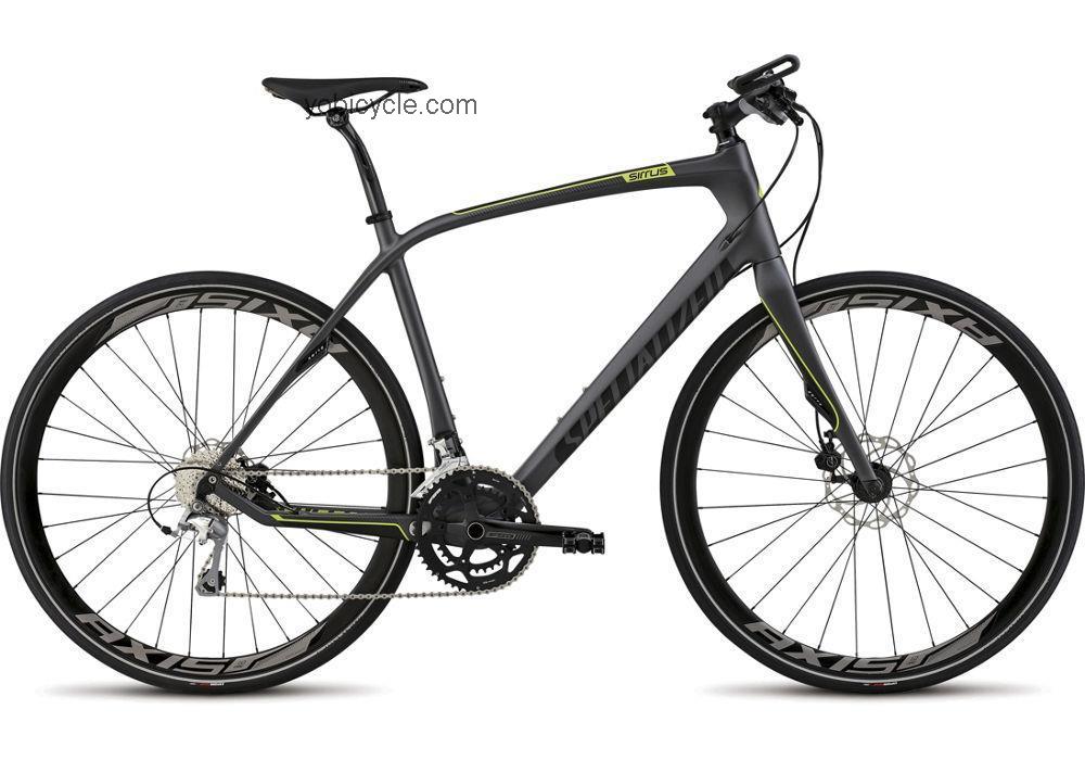 Specialized SIRRUS COMP CARBON DISC 2015 comparison online with competitors